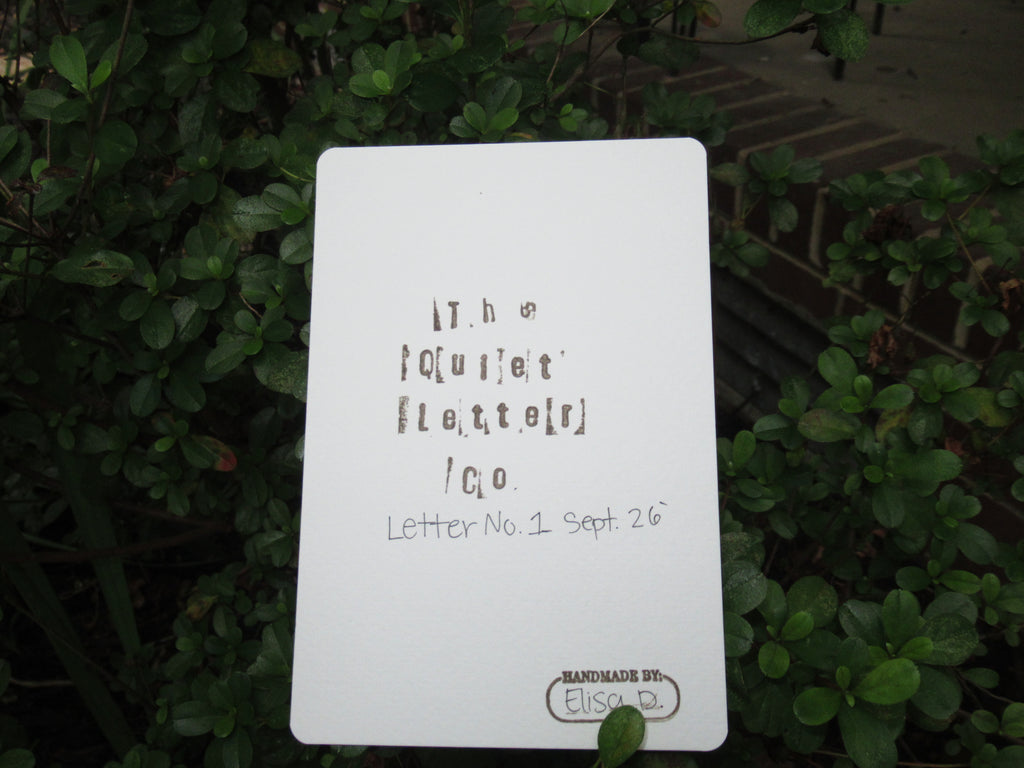 (PRE-ORDER) The Quiet Letter | September 2026 | Monthly Mail