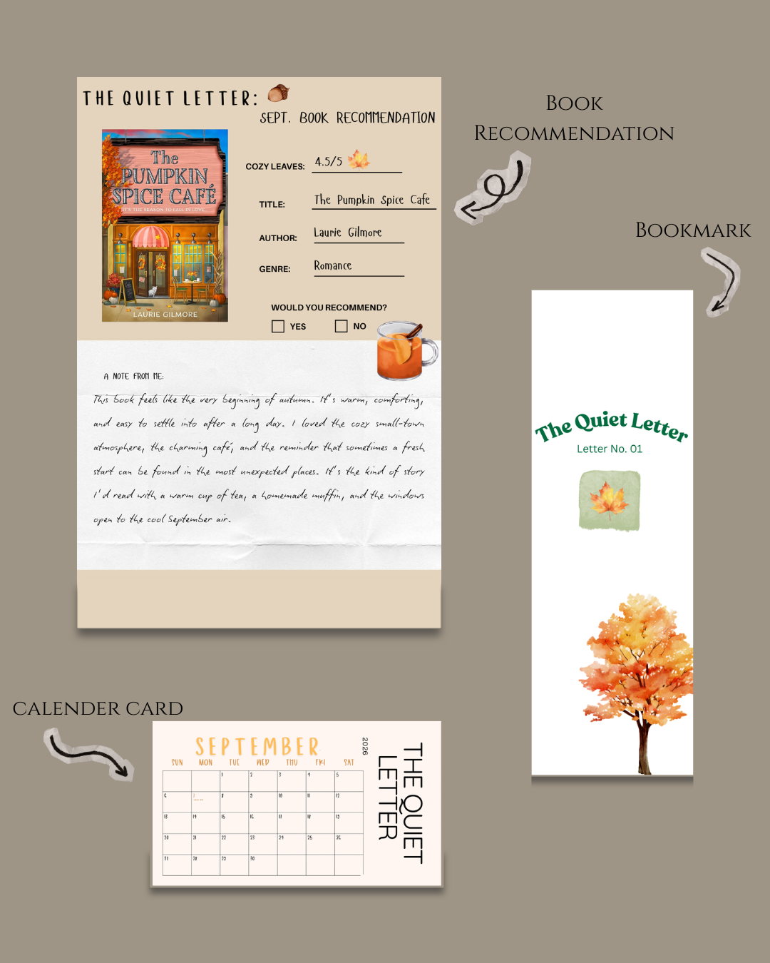 (PRE-ORDER) The Quiet Letter | September 2026 | Monthly Mail